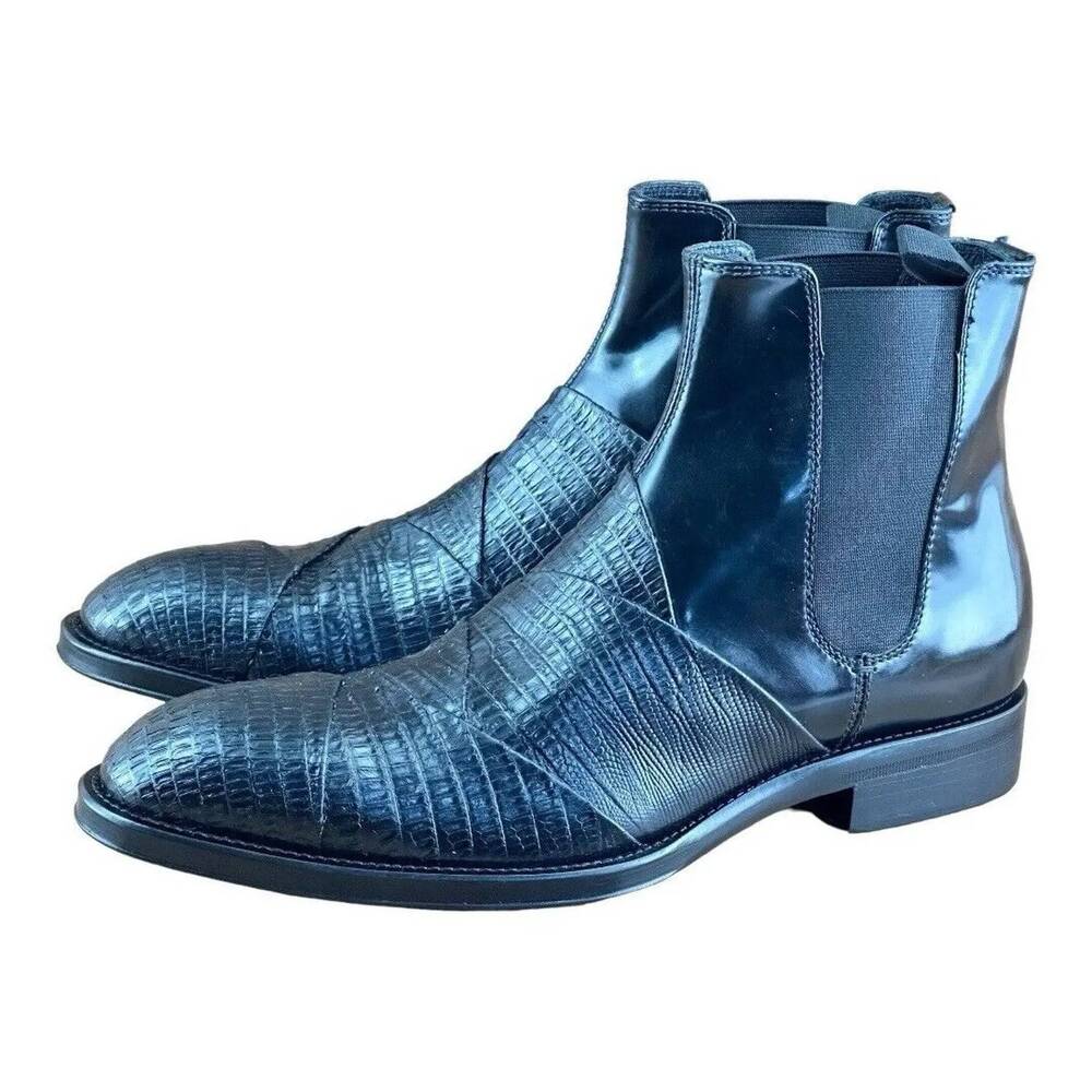 Jo Ghost  MEN Leather Chelsea Boots